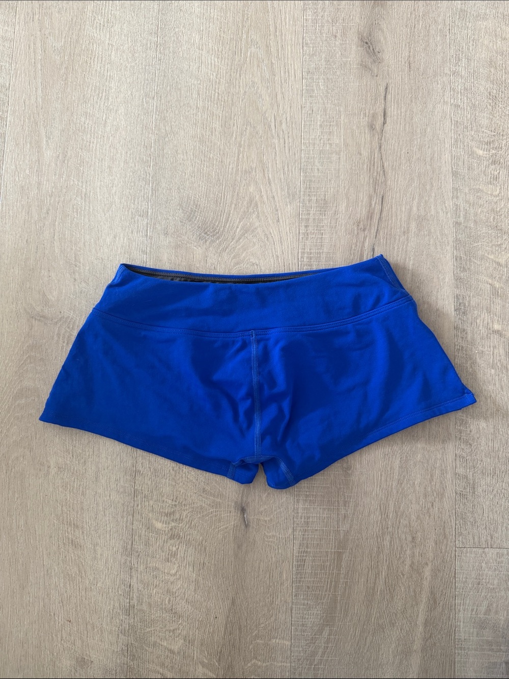 Jolyn clothing Electric Blue Women's Athletic Shorts swim bottoms size m - Picture 3 of 4